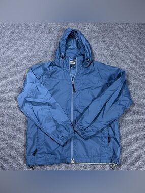 LL Bean Stowaway Jacket Men M Nylon 0AKC5 Lightweight Ripstop Packable Travel